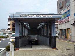 近鉄下田駅地下自転車駐車場