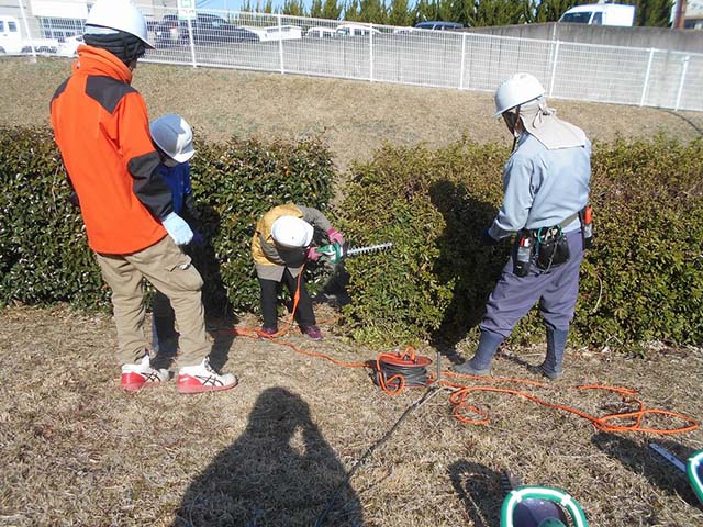 植木の手入れ講習会